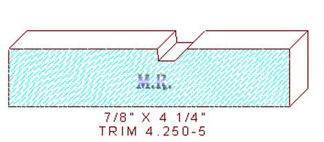 Trim Moulding 4-1/4" - 5