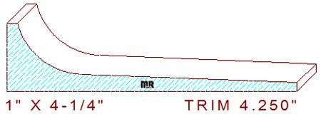 Trim Moulding 4-1/4"