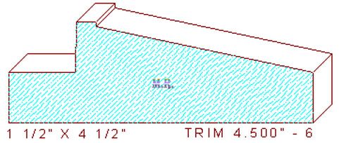 Trim Moulding 4-1/2" - 6 Trim Moulding 4-1/2" - 6