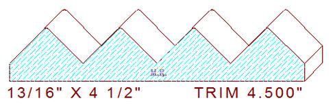 Trim Moulding 4-1/2" Trim Moulding 4-1/2"