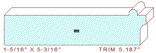 Trim Moulding 5-3/16"