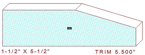 Trim Moulding 5-1/2" Trim Moulding 5-1/2"