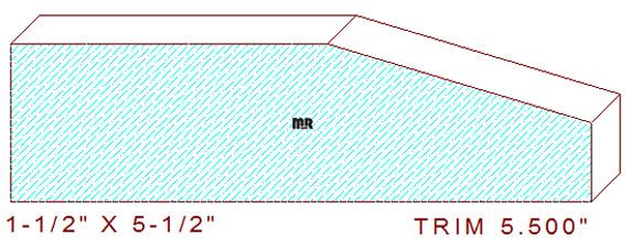 Trim Moulding 5-1/2" 