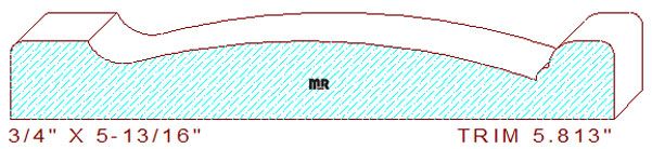 Trim Moulding 5-13/16"
