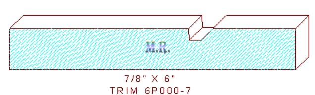 Trim Moulding 6" - 7 Trim Moulding 6" - 7