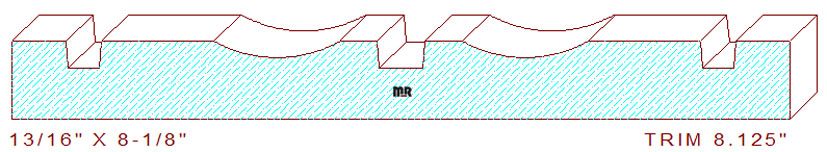 Trim Moulding 8-1/8"