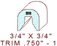 Trim Moulding 3/4" - 1 Trim Moulding 3/4" - 1