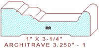 Architrave/Header 3-1/4" - 1