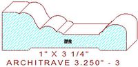 Architrave/Header 3-1/4" - 3 Architrave/Header 3-1/4" - 3