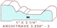 Architrave/Header 3-1/4" - 3