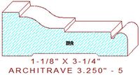Architrave/Header 3-1/4" - 5 Architrave/Header 3-1/4" - 5