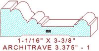 Architrave/Header 3-3/8" - 1