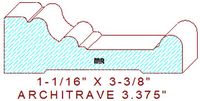 Architrave/Header 3-3/8" Architrave/Header 3-3/8"