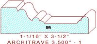 Architrave/Header 3-1/2" - 1 Architrave/Header 3-1/2" - 1