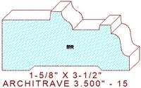 Architrave/Header 3-1/2" - 15 Architrave/Header 3-1/2" - 15