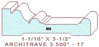 Architrave/Header 3-1/2" - 17 Architrave/Header 3-1/2" - 17