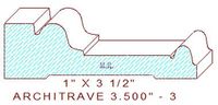 Architrave/Header 3-1/2" - 3 Architrave/Header 3-1/2" - 3