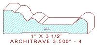 Architrave/Header 3-1/2" - 4 Architrave/Header 3-1/2" - 4