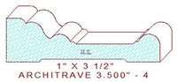 Architrave/Header 3-1/2" - 4