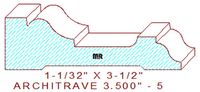 Architrave/Header 3-1/2" - 5 Architrave/Header 3-1/2" - 5