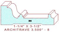 Architrave/Header 3-1/2" - 8 Architrave/Header 3-1/2" - 8