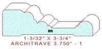 Architrave/Header 3-3/4" - 1 Architrave/Header 3-3/4" - 1