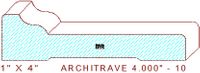 Architrave/Header 4" - 10