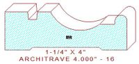 Architrave/Header 4" - 16 Architrave/Header 4" - 16