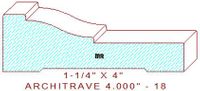 Architrave/Header 4" - 18 Architrave/Header 4" - 18