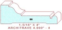 Architrave/Header 4" - 4 Architrave/Header 4" - 4
