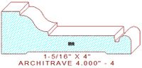 Architrave/Header 4" - 4