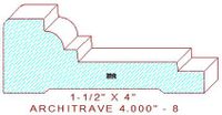 Architrave/Header 4" - 8 Architrave/Header 4" - 8