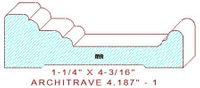 Architrave/Header 4-3/16" - 1 Architrave/Header 4-3/16" - 1