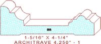 Architrave/Header 4-1/4" - 1 Architrave/Header 4-1/4" - 1