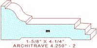Architrave/Header 4-1/4" - 2 Architrave/Header 4-1/4" - 2