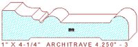 Architrave/Header 4-1/4" - 3