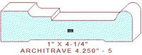 Architrave/Header 4-1/4" - 5 Architrave/Header 4-1/4" - 5