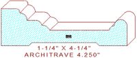 Architrave/Header 4-1/4" Architrave/Header 4-1/4"