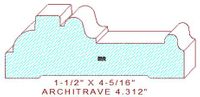 Architrave/Header 4-5/16"