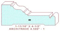Architrave/Header 4-1/2" - 1 Architrave/Header 4-1/2" - 1