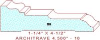 Architrave/Header 4-1/2" - 10 Architrave/Header 4-1/2" - 10