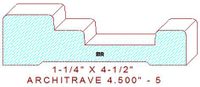 Architrave/Header 4-1/2" - 5