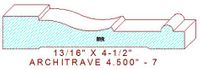Architrave/Header 4-1/2" - 7 Architrave/Header 4-1/2" - 7