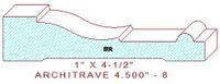 Architrave/Header 4-1/2" - 8 Architrave/Header 4-1/2" - 8