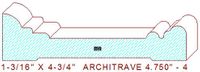 Architrave/Header 4-3/4" - 4 Architrave/Header 4-3/4" - 4