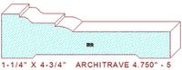 Architrave/Header 4-3/4" - 5 Architrave/Header 4-3/4" - 5