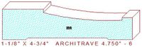Architrave/Header 4-3/4" - 6 Architrave/Header 4-3/4" - 6