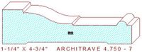 Architrave/Header 4-3/4" - 7 Architrave/Header 4-3/4" - 7