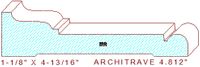 Architrave/Header 4-13/16" Architrave/Header 4-13/16"