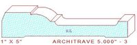 Architrave/Header 5" - 3 Architrave/Header 5" - 3